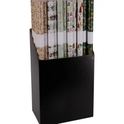 Geschenkpapier grün sortiert