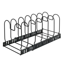 Geschirrständer für Deckel und Pfannen schwarz