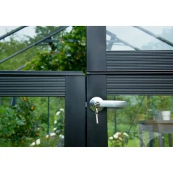 Gewächshaus 'Orangerie' 296 x 439 cm mit 3 mm Sicherheitsglas anthrazit