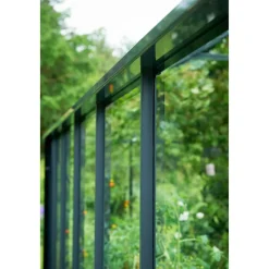 Gewächshaus 'Premium' 296 x 368 cm mit 3 mm Sicherheitsglas anthrazit/schwarz