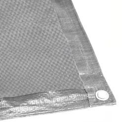 Gewebeplane 'Standard' grau 3 x 5 m