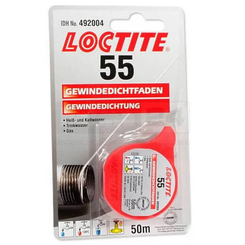 Gewindedichtfaden 'Loctite 55' in Dose 50 m