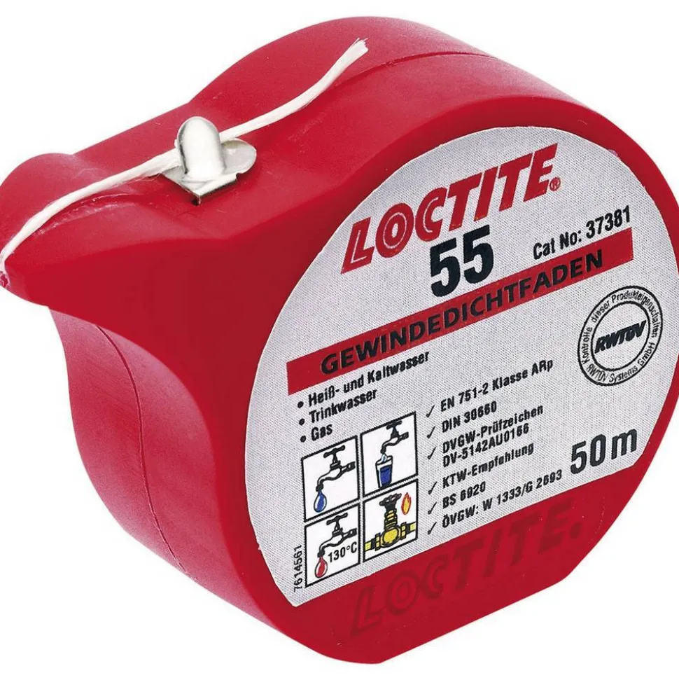 Gewindedichtfaden 'Loctite 55' in Dose 50 m