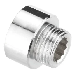 Gewindefitting verchromt 3/4" x 1/2" AG