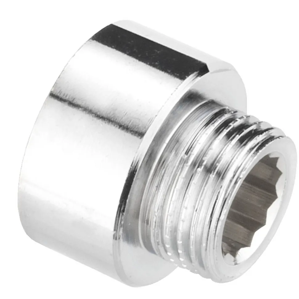 Gewindefitting verchromt 3/4" x 1/2" AG