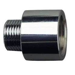 Gewindefitting verchromt, 1/2" IG x 3/8" AG