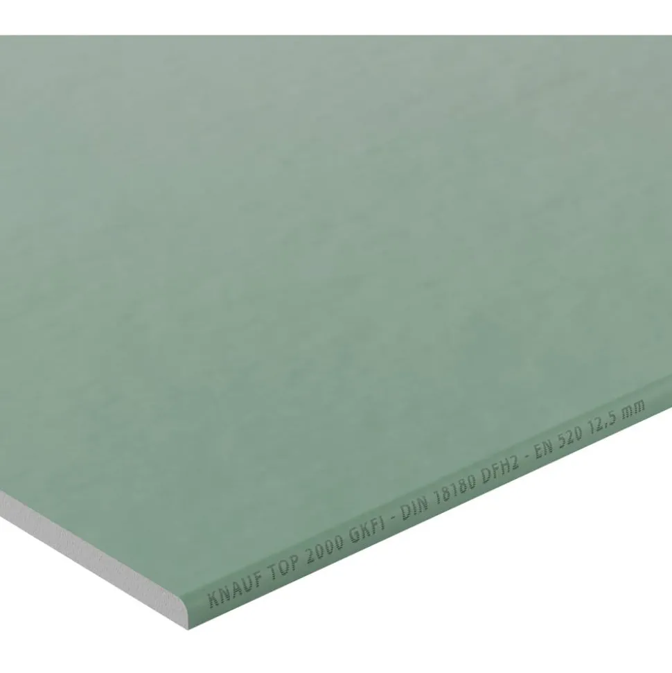 Gipskartonplatte 'Top 2000' 125 x 90 x 1,25 cm