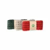 Gitter-Geschenkband 'Nature Alma' Leinen natur 2 m