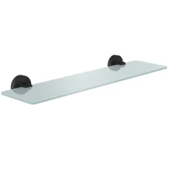 Glasablage 'Rom' schwarz 49,9 x 14 cm