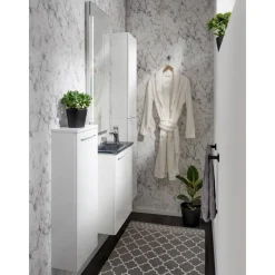 Glasbecken 'SBC' grau 45 x 25 x 9,2 cm