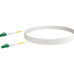 Glasfaserkabel LC/APC-zu-LC/APC weiß 9 m
