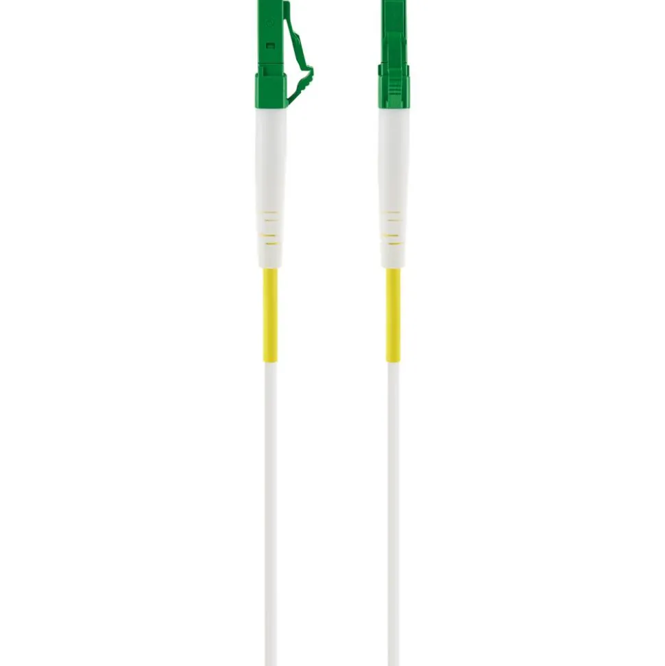 Glasfaserkabel LC/APC-zu-LC/APC weiß 3 m