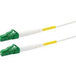 Glasfaserkabel LC/APC-zu-LC/APC weiß 5 m