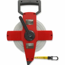 Glasfaser-Maßband mit Kurbel 50 m