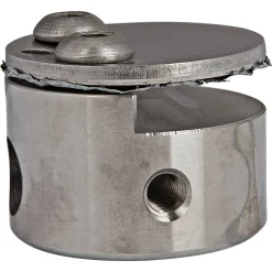 Glashalter für Edelstahlstangen Ø 10 cm