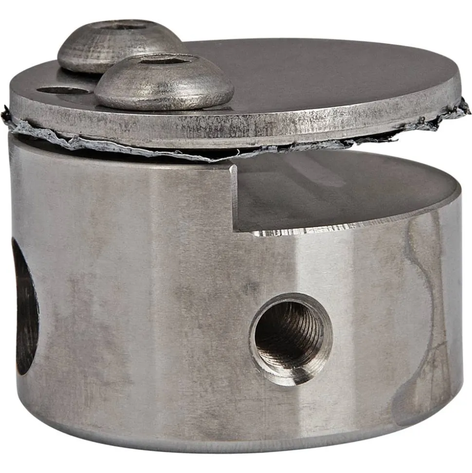 Glashalter für Edelstahlstangen Ø 10 cm