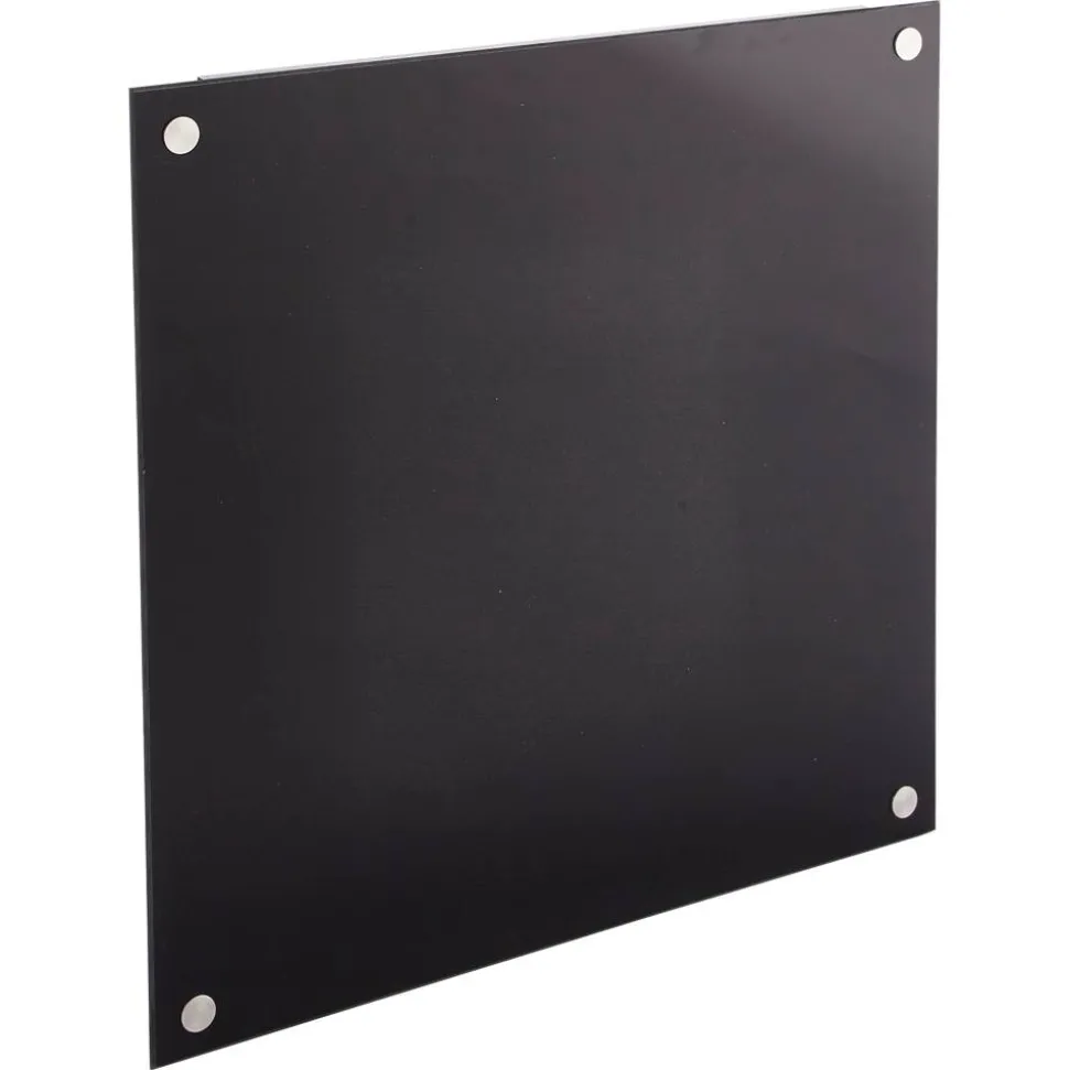 Glas-Memoboard 40 x 40 cm, schwarz