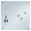 Glas-Memoboard 40 x 40 cm, weiß