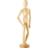 Gliederpuppe Holz beige 30 cm