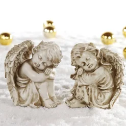 Grab-Gedenkstein 'Angel' Engel schlafend, 2 Ausführungen sortiert