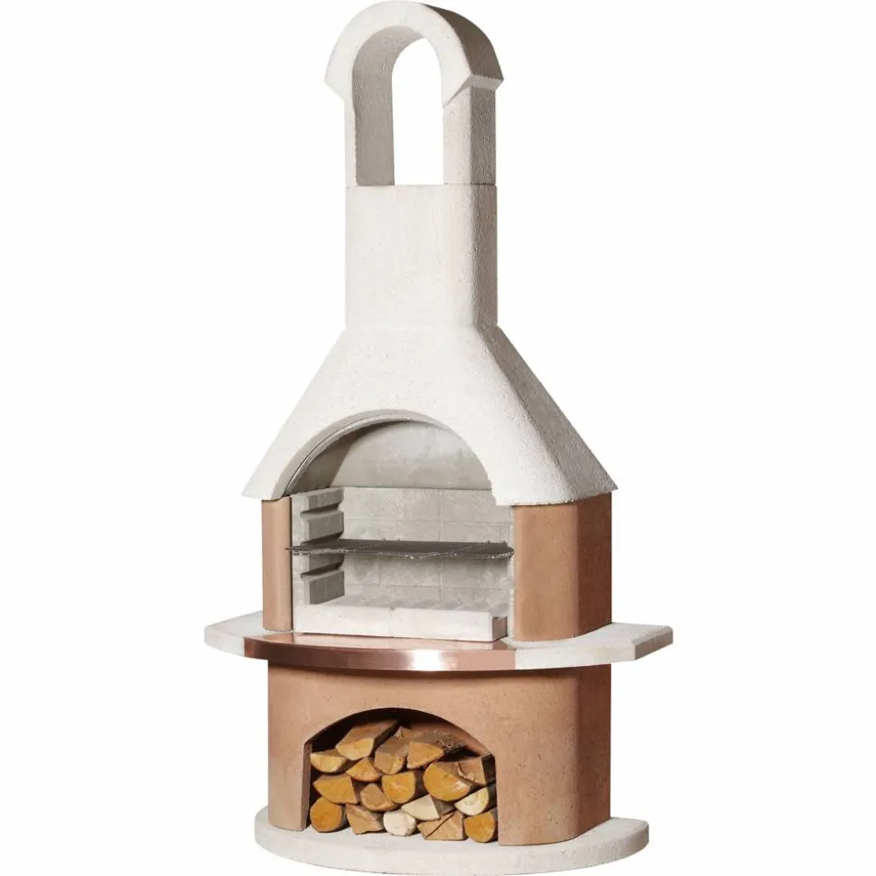 Grilkamin 'Toscana' Beton 110 x 203 x 65 cm
