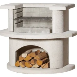 Grillbar 'Venedig' weiß 110 x 93 x 65 cm