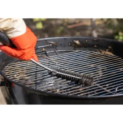Grillbürste schwarz 45 cm