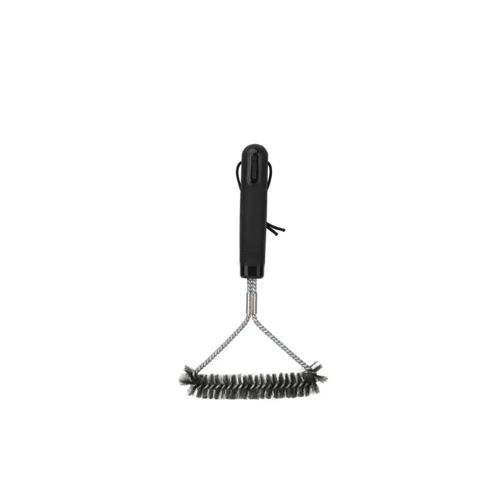 Grillbürste schwarz dreiseitig 30 cm