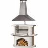 Grillkamin "Venedig" Beton/Edelstahl 65 x 110 x 197 cm