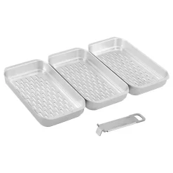Grillpfannenset Edelstahl 4-teilig für Gasgrill 'Urban II' und 'Explorer II'