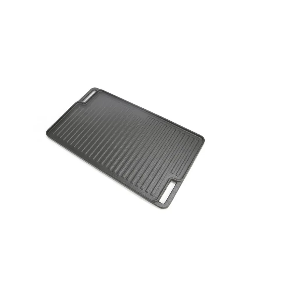 Grillplatte Gusseisen 46 x 25,7 x 1,8 cm