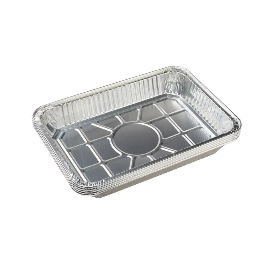 Grillschalen Aluminium 33 x 23 x 5 cm, 5 Stück