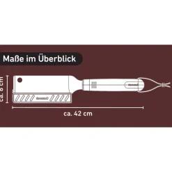 Grillspachtel 2in1 Edelstahl 42 x 6 cm