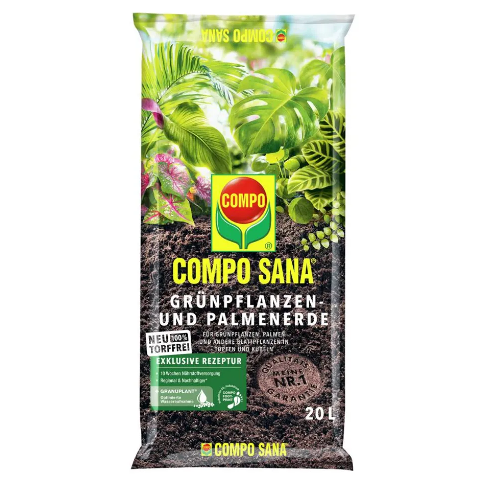 Grünpflanzen- und Palmenerde 'Compo Sana' torffrei 20 l