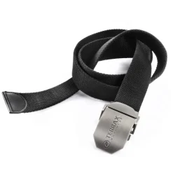 Gürtel Polyester schwarz 140 cm