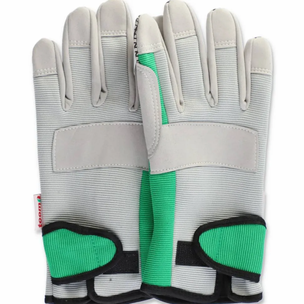 Gärtnerhandschuhe grün/grau Gr. 8