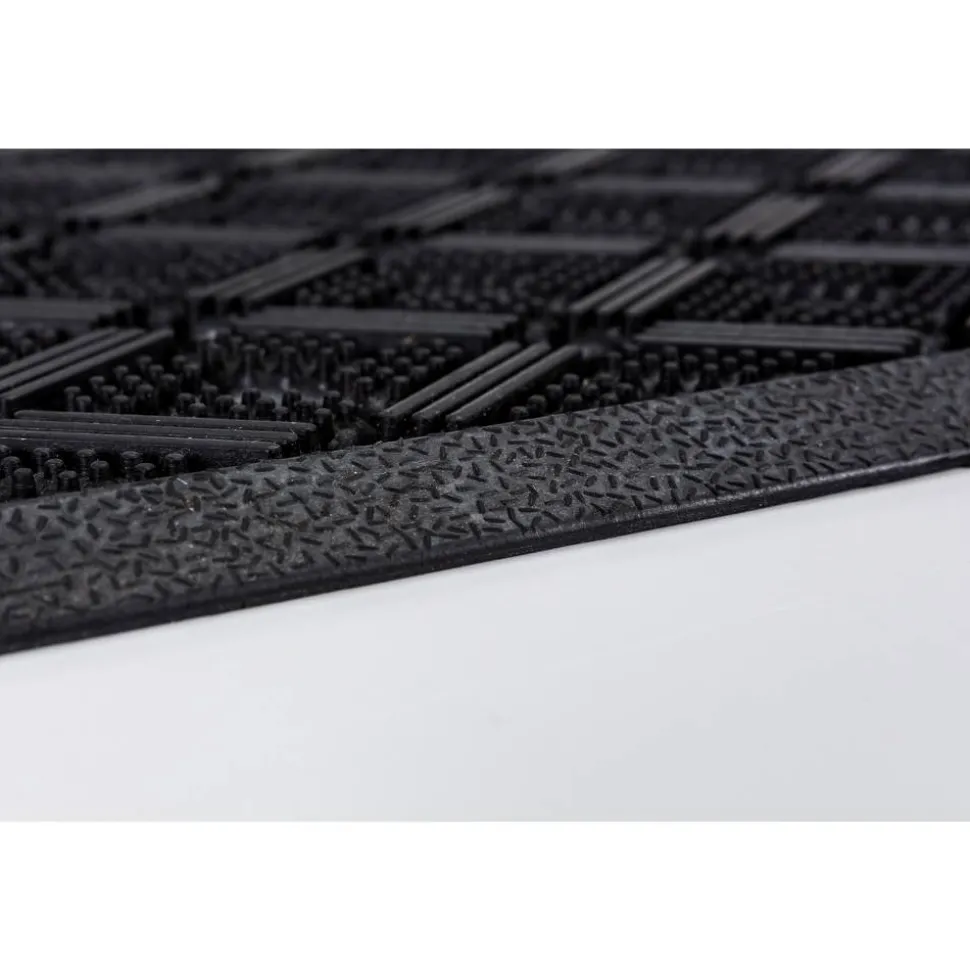 Gummimatte 'Dynamic' schwarz 45 x 75 cm