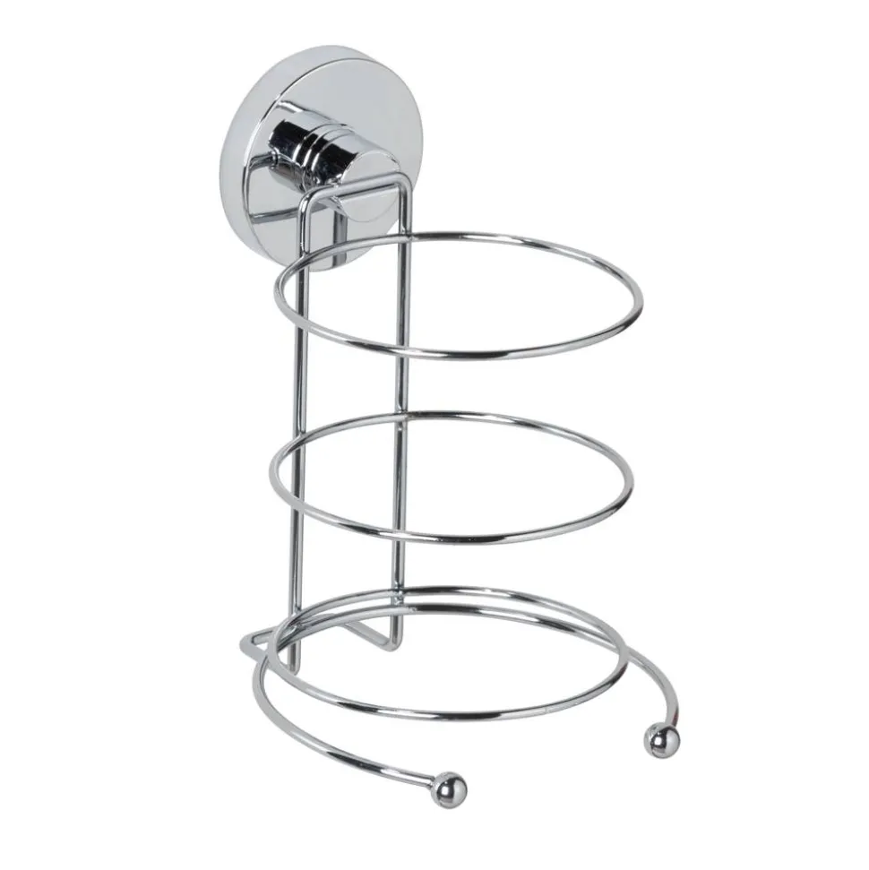 Haartrocknerhalter 'Vacuum-Loc' verchromt glänzend