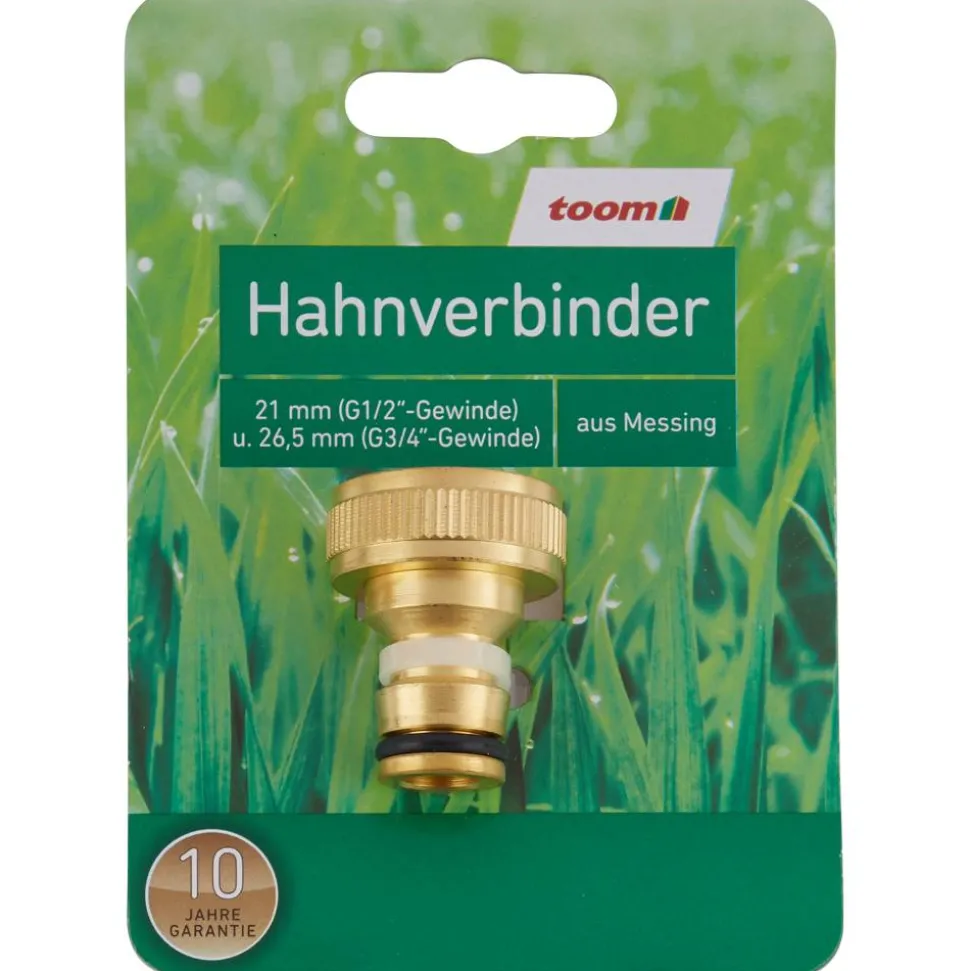 Hahnverbinder G1/2" und G3/4"