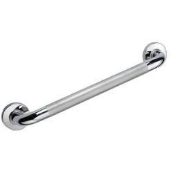 Haltegriff mit rutschhemmender Grifffläche Edelstahl poliert bis 110 kg 45 cm