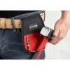 Hammerhalter Nylon Gürtelclip rot/schwarz