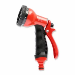 Handbrausen-Set mit 7 Funktionen rot/schwarz 1/2"