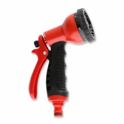 Handbrausen-Set mit 7 Funktionen rot/schwarz 1/2