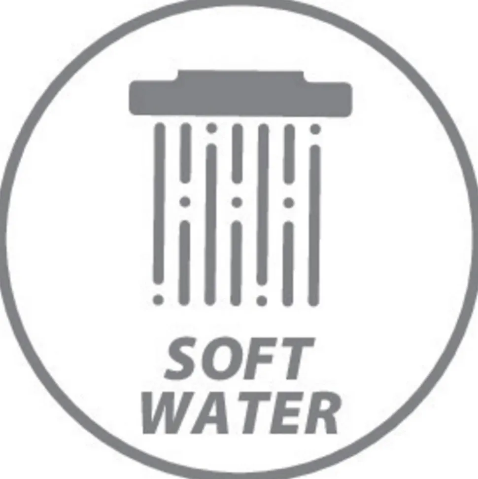 Handbrausen-Set 'Softwater' Edelstahl chromfarben 3-teilig
