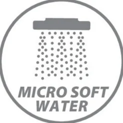Handbrausen-Set 'Softwater' Edelstahl chromfarben 3-teilig