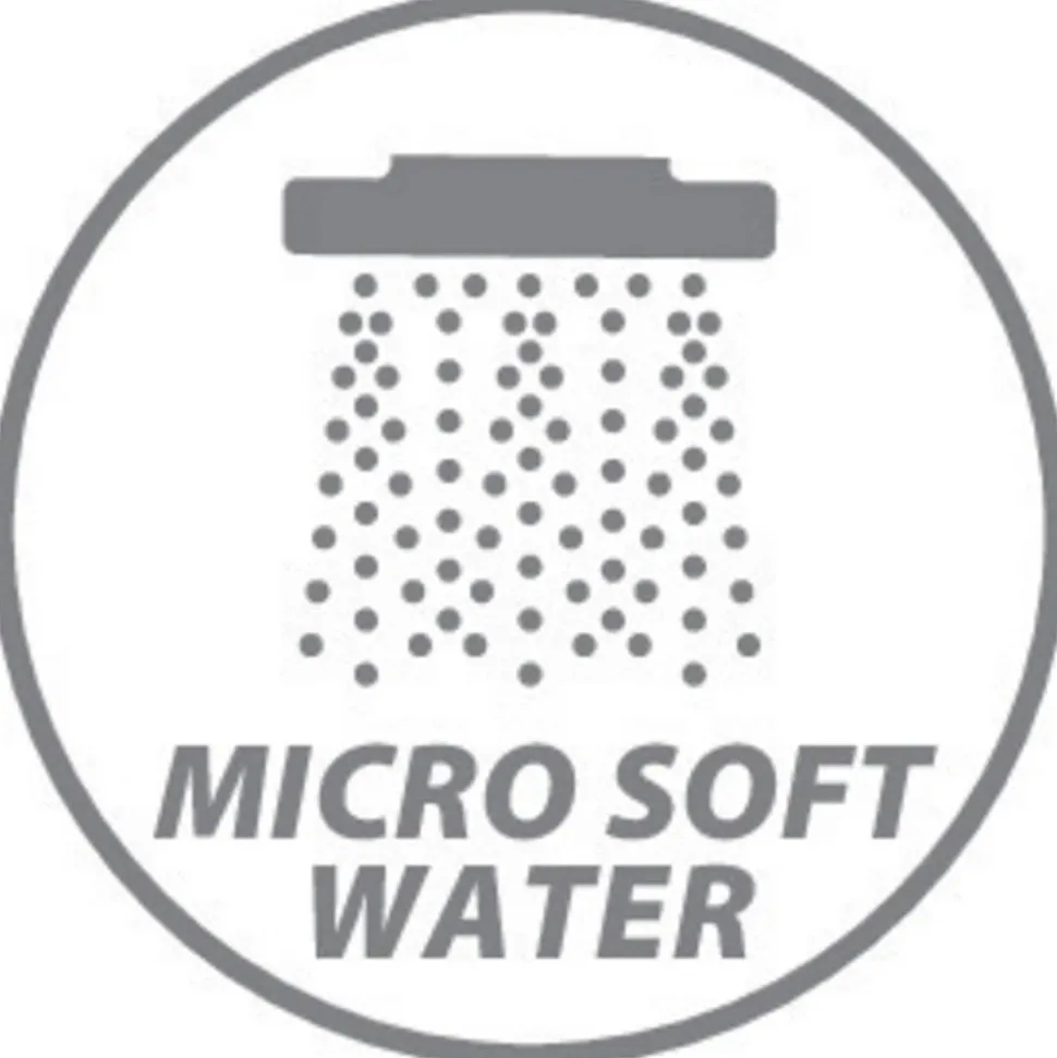 Handbrausen-Set 'Softwater' Edelstahl chromfarben 3-teilig