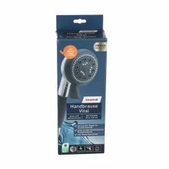 Handbrause 'Vital' grau/verchromt Ø 8,4 cm