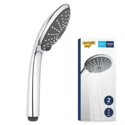 Handbrause 'Vitalio Joy 110 Duo' chromfarben 2 Strahlarten