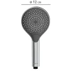 Handbrause 'Watersaving' 3 Strahlarten verchromt Ø 12 cm