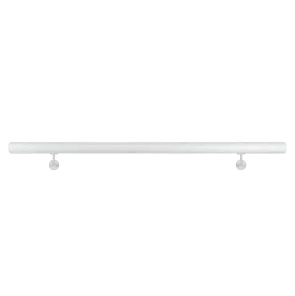 Handlaufset 'H27' Aluminium weiß Ø 42 x 1500 mm